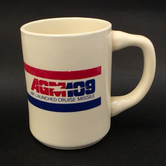 Vintage AGM-109 Air agm109 Tomahawk Cruise Missle General Dynamics 1980s Mug - Picture 2 of 10